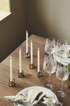 By Lassen Kubus Micro Kerzenhalter, 2 Stück, Nickel -Innendekorationen bylassen Kubus SS2022 16 copy