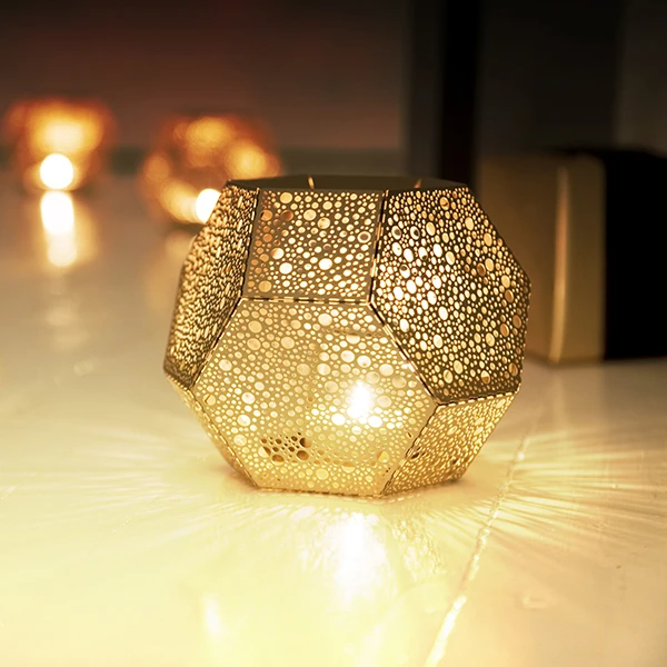 Tom Dixon Etch Kerzenhalter, Messing 5 Tom Dixon Etch Kerzenhalter, Messing – Bild 3