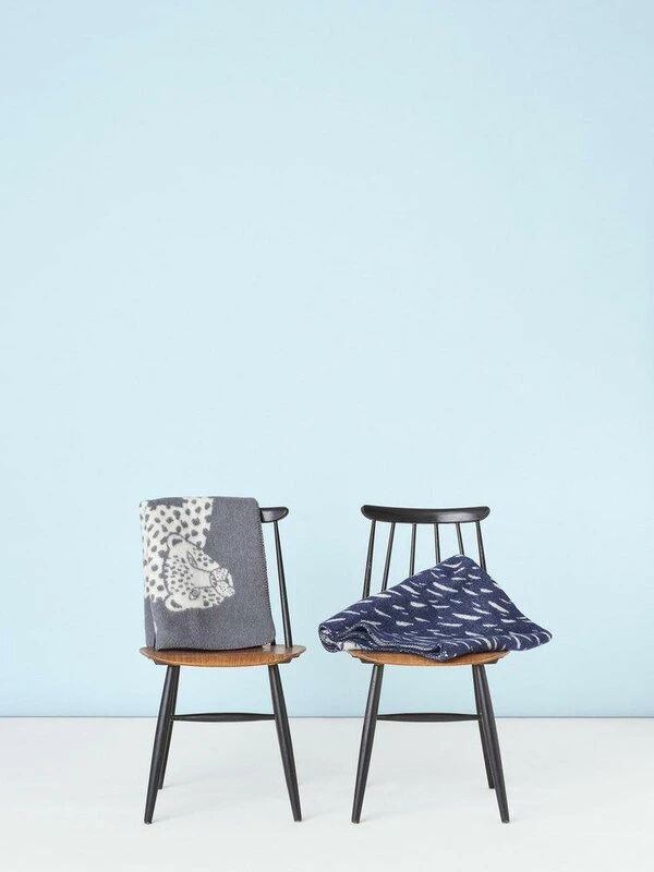 Leopardi Decke, Grau 4 Leopardi Decke, Grau – Bild 2