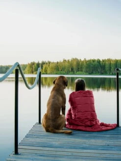 Kulkuri Decke, 130 X 190 Cm, Rot -Innendekorationen kulkuri burgundi