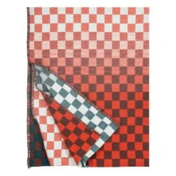 Shakki Decke, Grün - Rot - Weiß