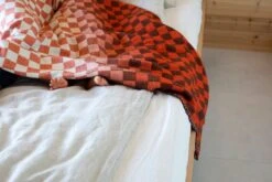 Shakki Decke, Grün - Rot - Weiß -Innendekorationen lapuankankurit shakki blanket green red white 5 0